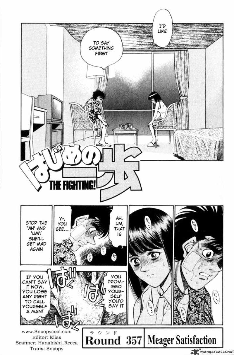 Hajime no Ippo: Fighting Spirit, Chapter 357 image 01